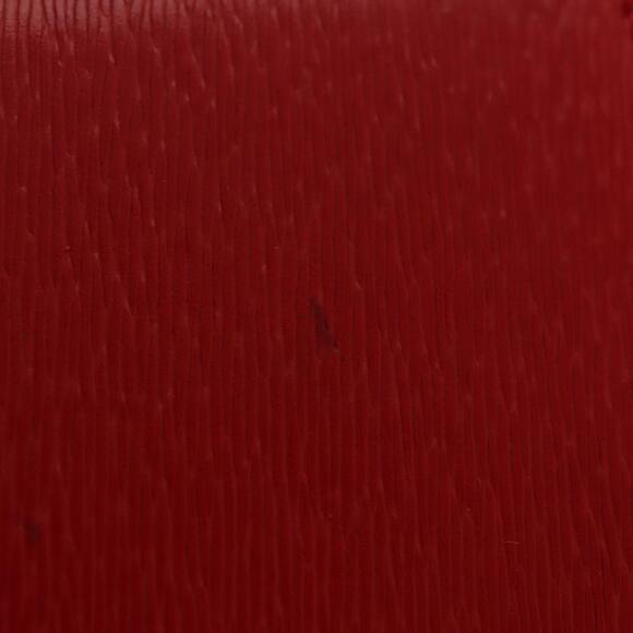 CELINE Hand Bag Leather Red Gold - Picture 9 of 13